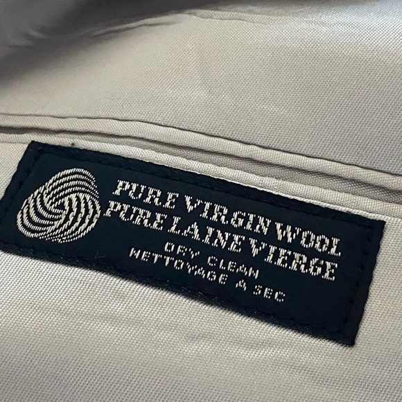 Club International Couture Wool Blazer Double Breasted Navy Blue Size 42 Tall - Picture 11 of 16